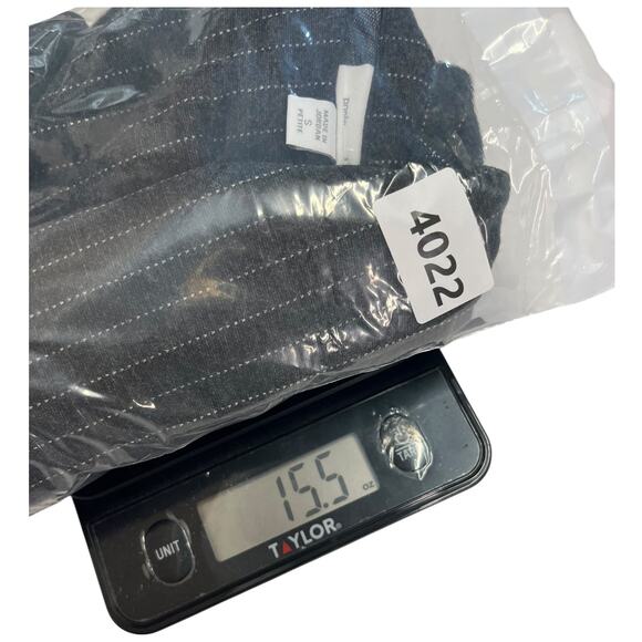 J Jill Ponte Dress Womens Small Petite Gray Pinstripe 3/4 Sleeve Career Business - Picture 9 of 9